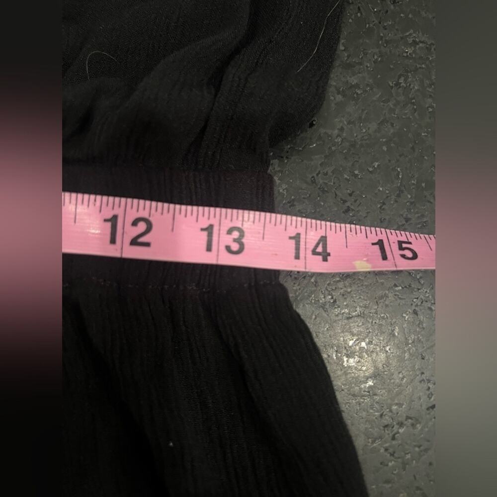White House Black Market Black CREPE ROMPER SZ S - Picture 6 of 11